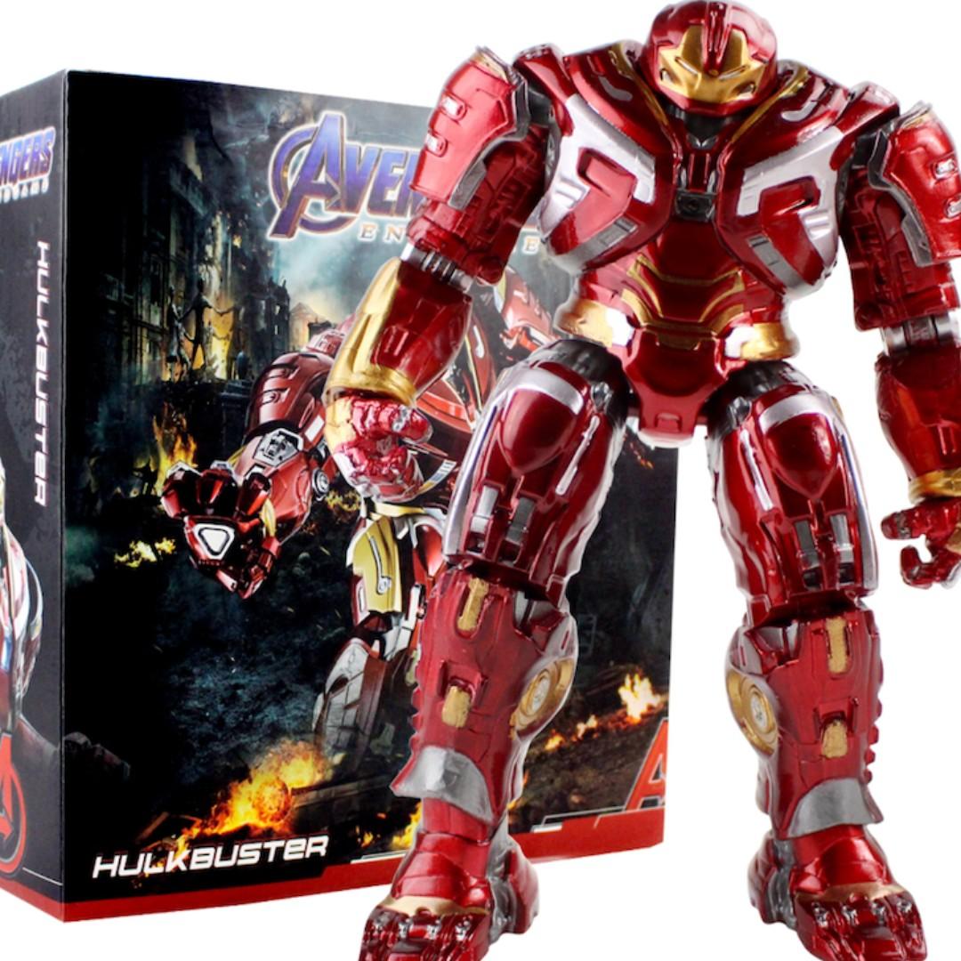 Avengers Hulkbuster Ironman Hulk Super Hero Pvc Action Figure Model Toys 18cm Toys Games Action Figures Collectibles On Carousell