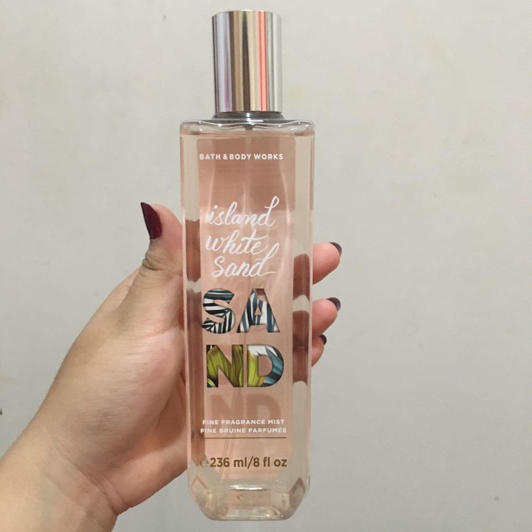 Island white sand body best sale spray