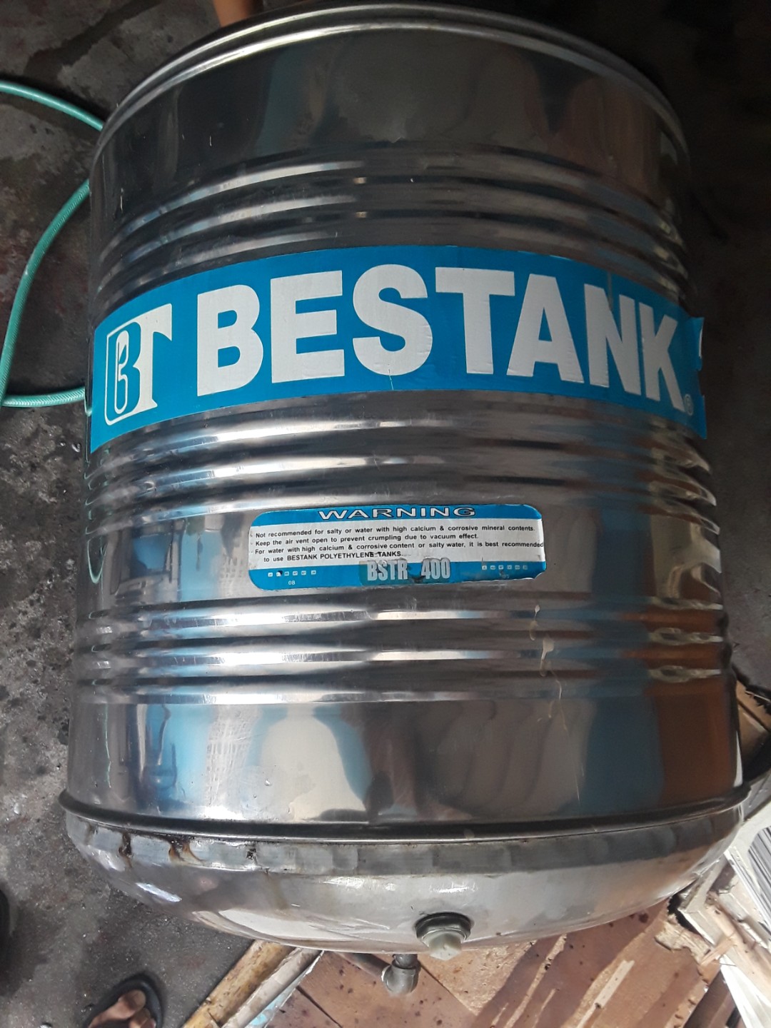 Bestank Water Tank 400L w/Pressure Tank/Water Pump, Furniture & Home