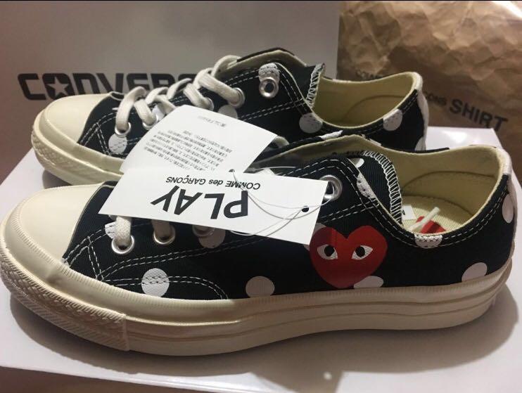 cdg play converse polka dot