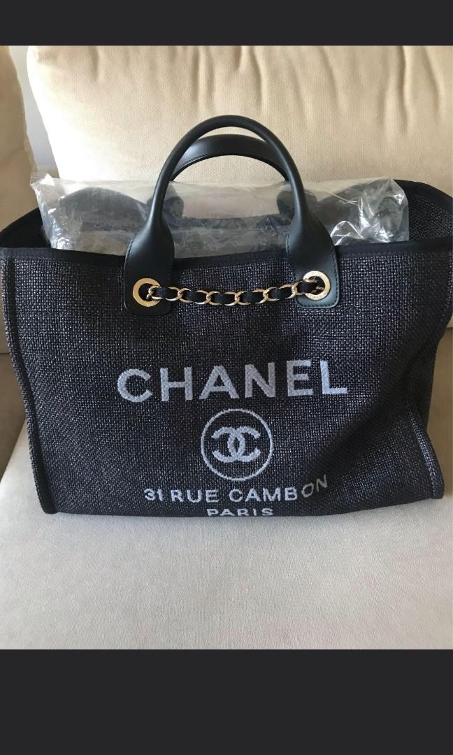 Chanel deauville tote best sale 2019 price