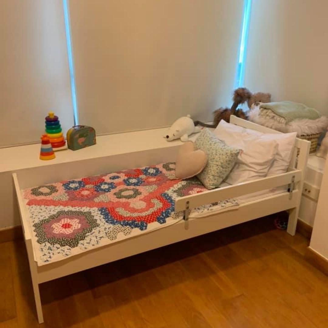 Children Bed Ikea Kritter Incl Mattress Babies Kids Cots Cribs On Carousell