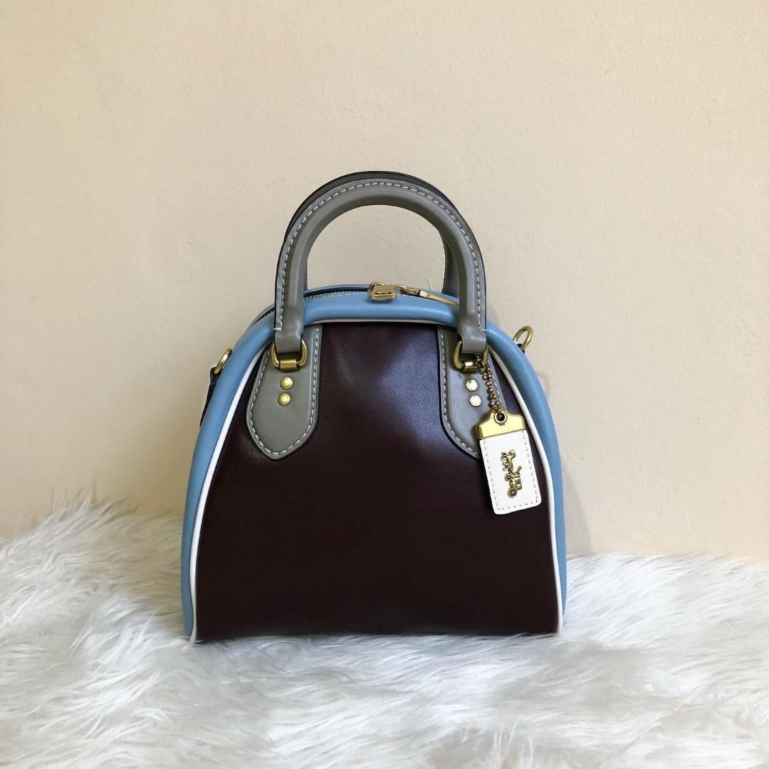 Coach marleigh satchel in colorblock hotsell