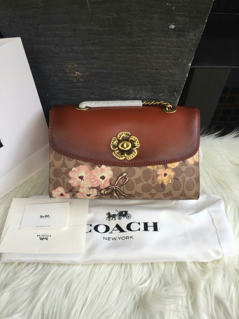 Parker in signature canvas with prairie floral print clearance