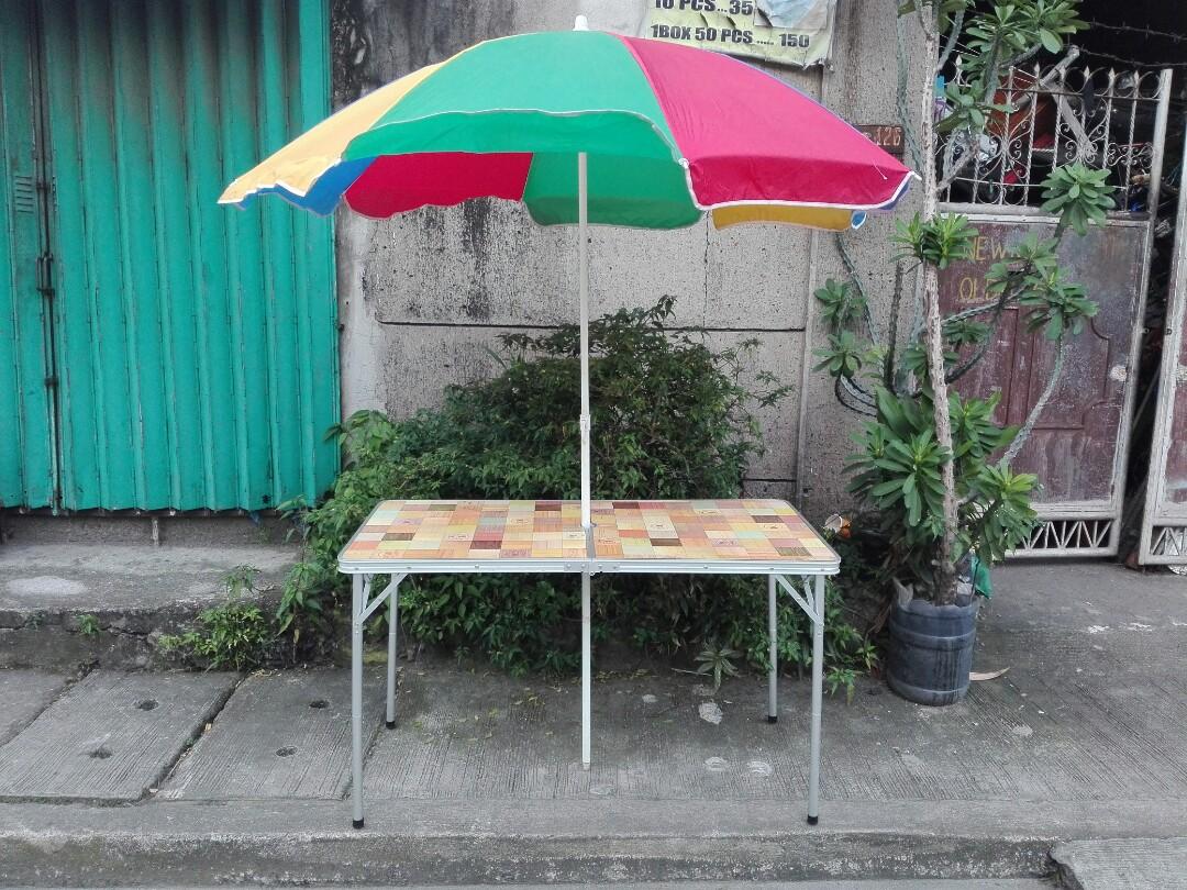 Coleman Aluminum Folding Table Camping Beach Disaster Rescue