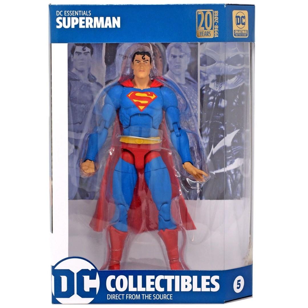 Dc essentials superman action figure cheap