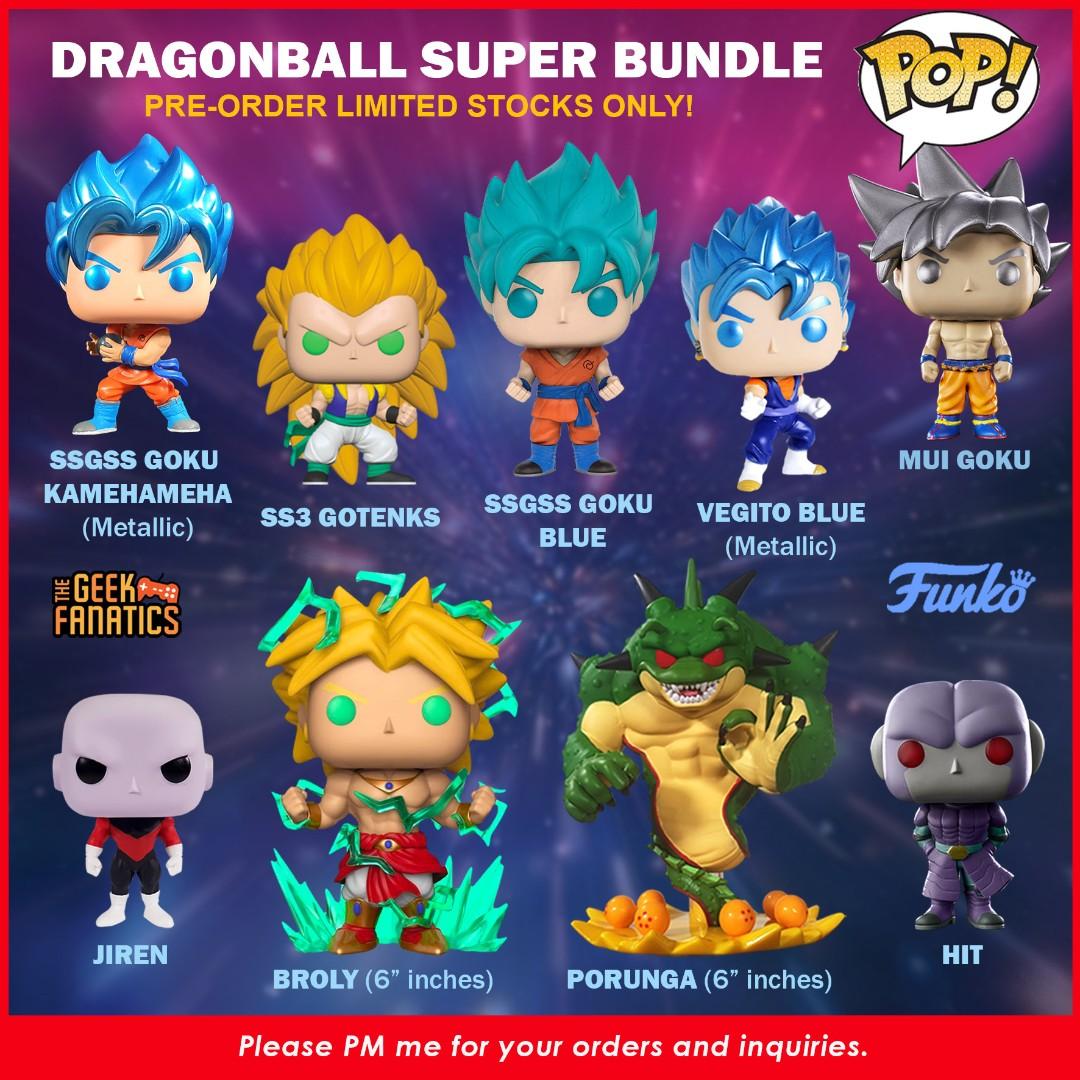 Dragonball Super Bundle Pop Limited Stocks Toys Games