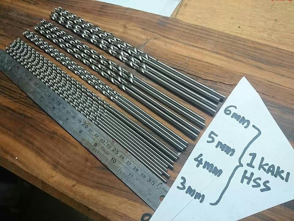 Drill Bit Extra Length Mata Drill Panjang 12 Design Craft Handmade Goods Accessories On Carousell