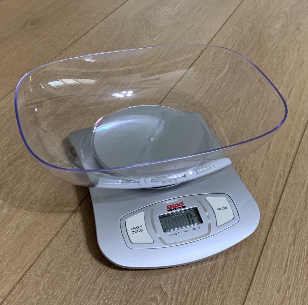 Endo Digital Kitchen Scale, Furniture & Home Living, Bathroom & Kitchen