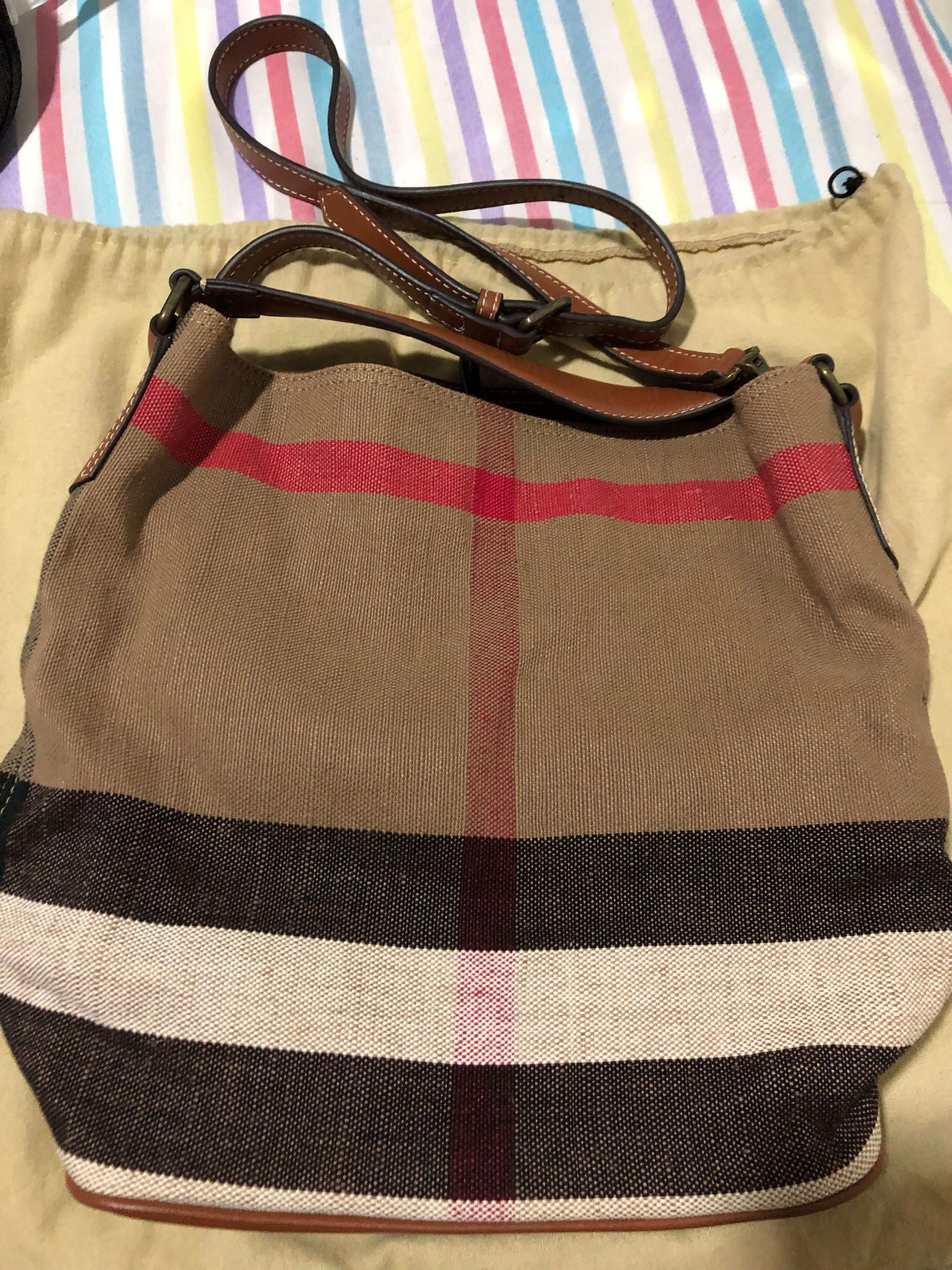 Fastdeal Authentic Burberry Ashby Bucket Bag Women s Fashion Bags Wallets Cross body Bags on Carousell