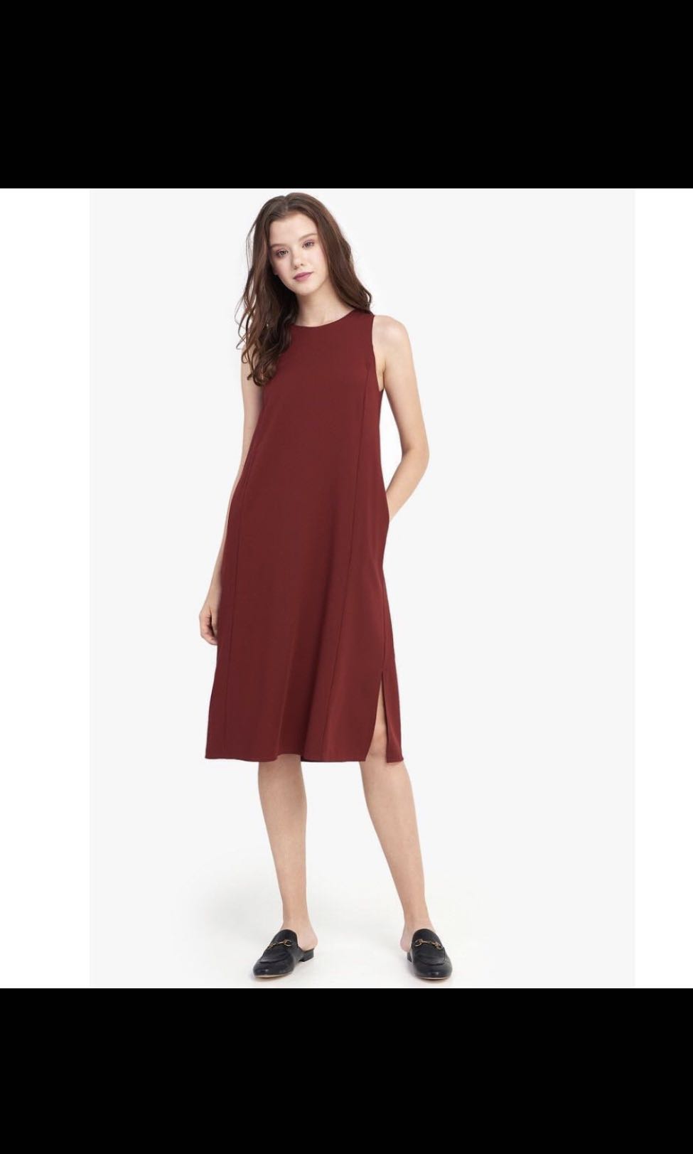 Fayth Kiersten Slit Midi/Maxi Dress XS, Women's Fashion, Dresses