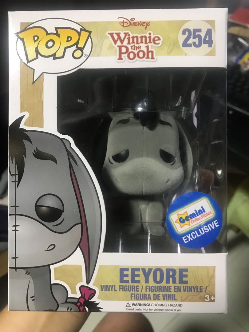 flocked eeyore funko pop