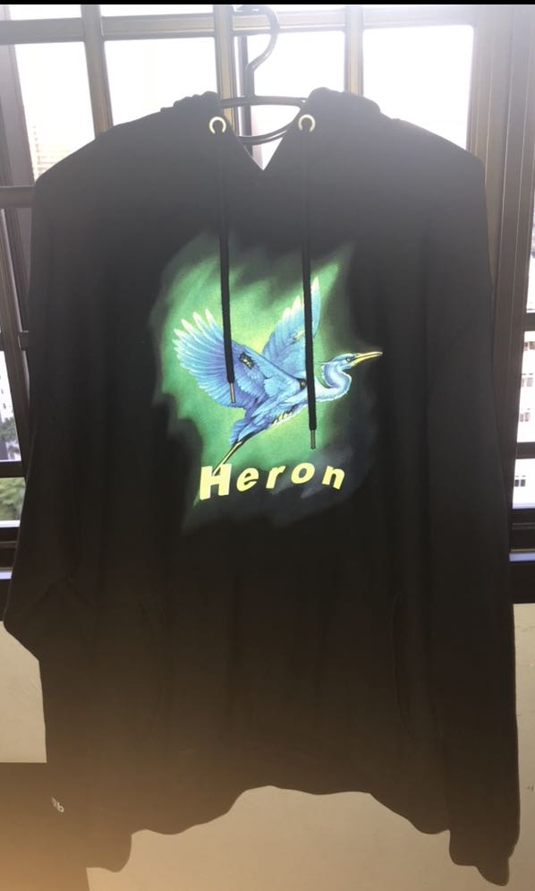 heron preston airbrush hoodie