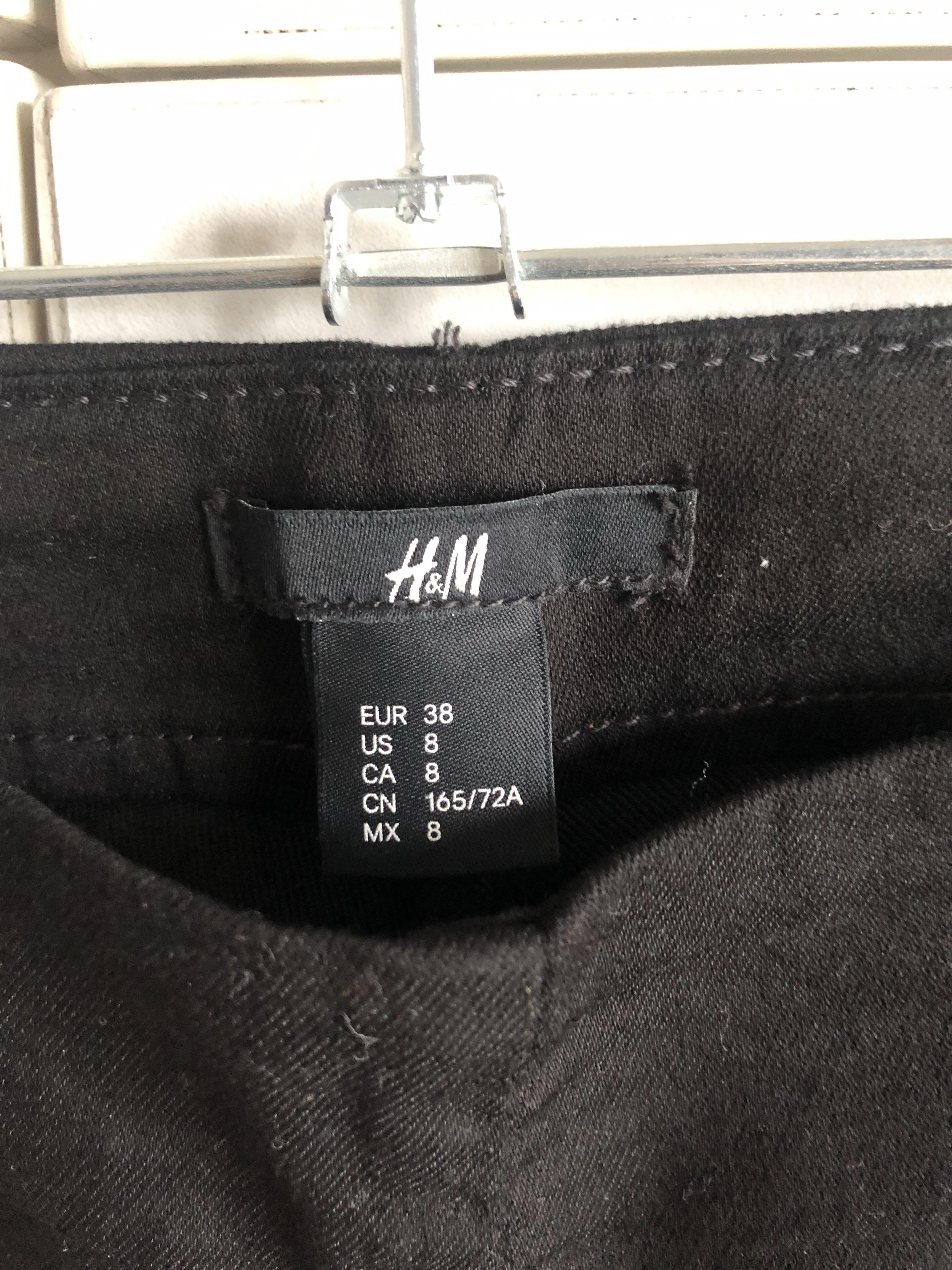 H&M Black Pants (Category: Other Bottoms) located in Quezon City. Submitted by basille (Listing ID 235526010, Image 3). Description: Used once.