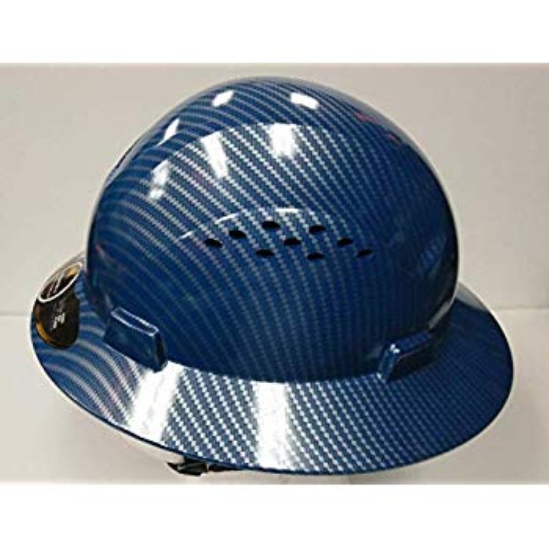 full brim fiberglass hard hat