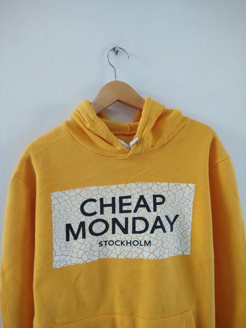 Cheap monday yellow hoodie best sale