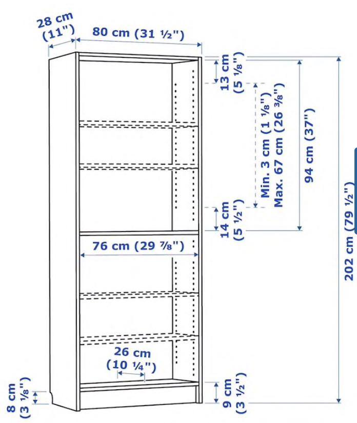 Ikea Billy Bookcase With Morliden Glass Doors On Carousell