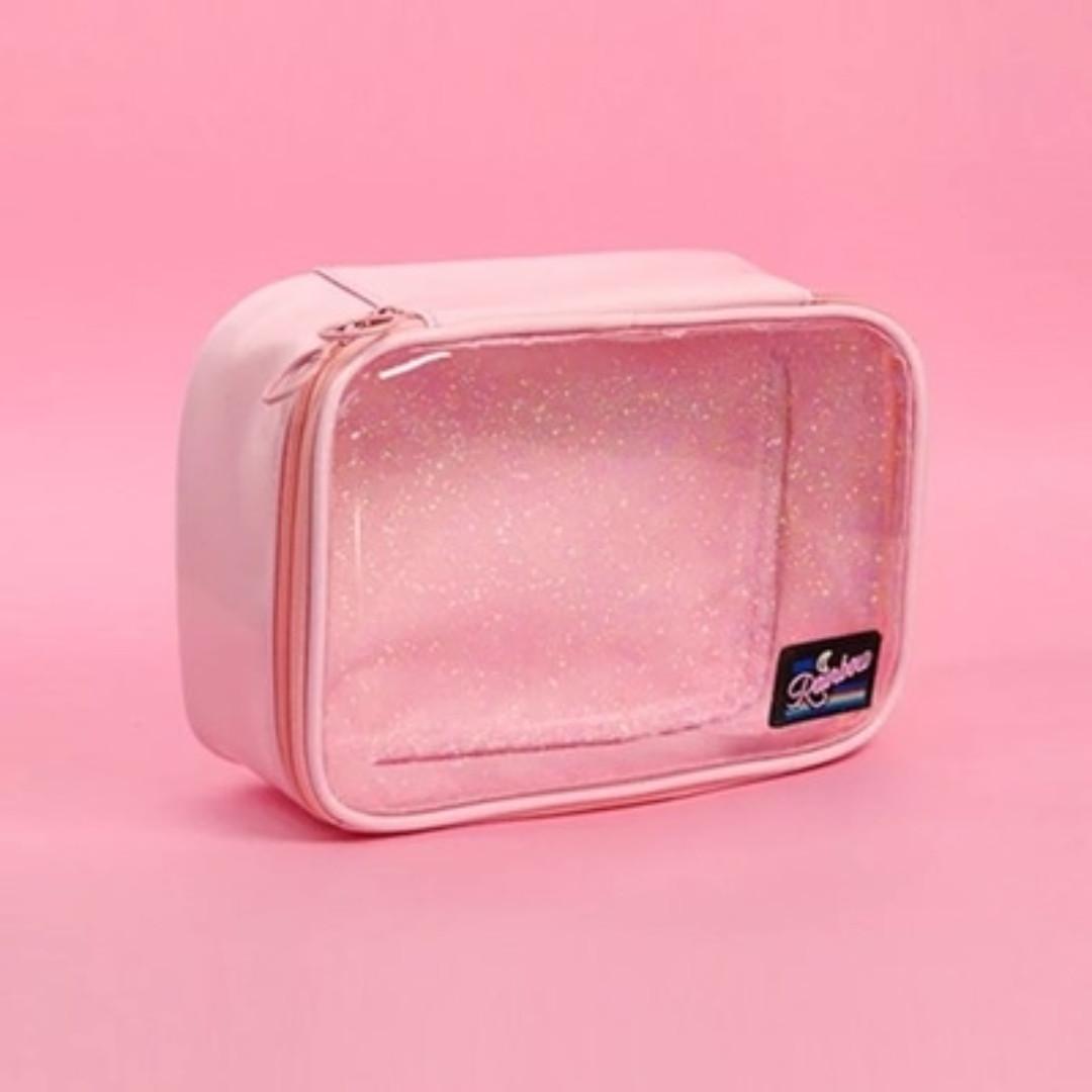 pink makeup pouch