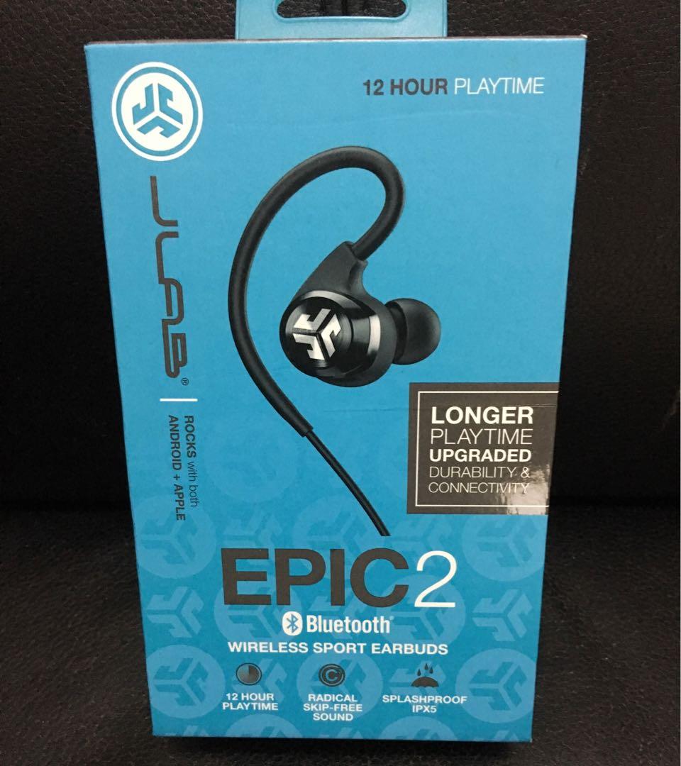 jlab epic2 wireless earbuds