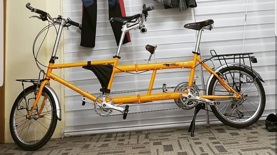 Folding tandem shop bikes for sale