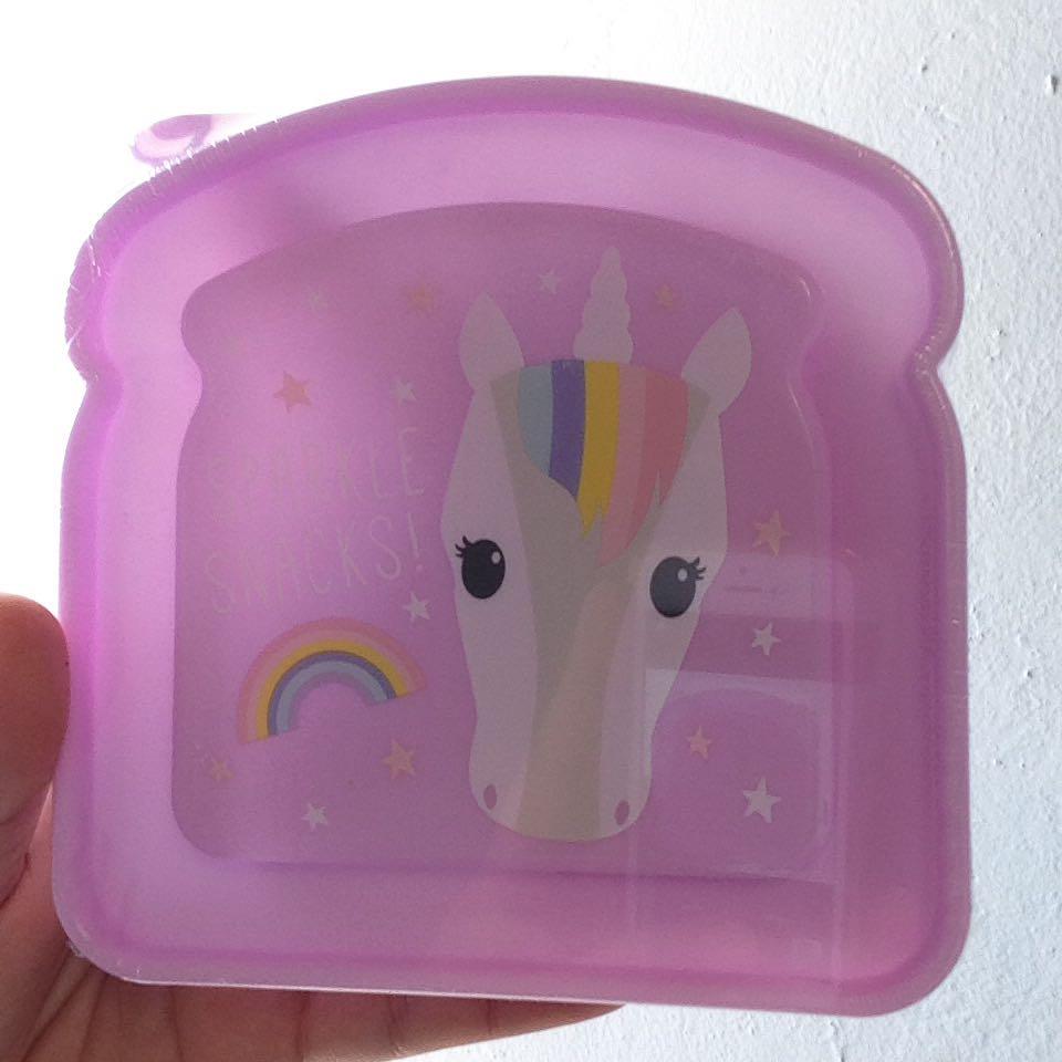Kmart Unicorn Sandwich Box and Cutter, Babies & Kids, Nursing & Feeding