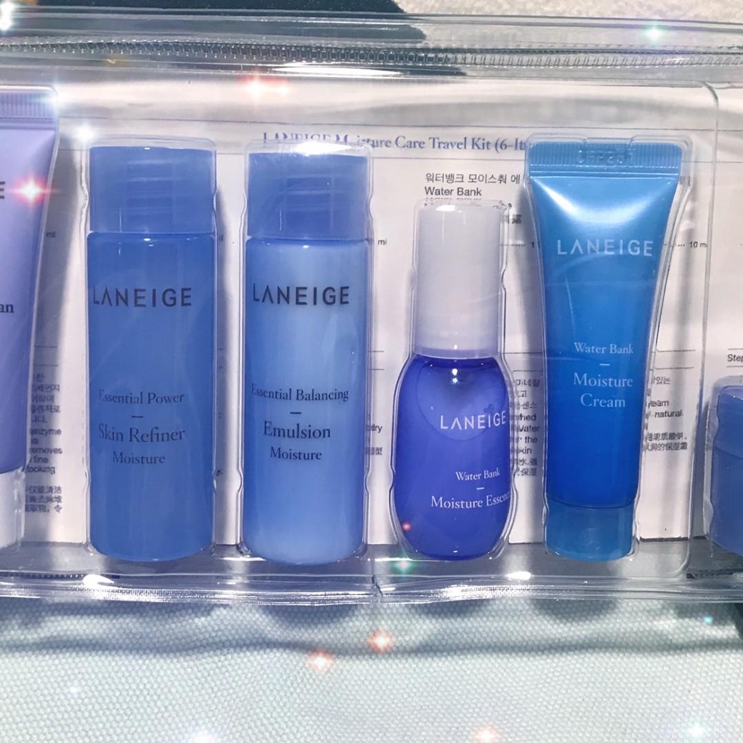 Laneige Moisture Care Travel Kit 6 Items 兰芝旅行六件套 Health Beauty Face Skin Care On Carousell