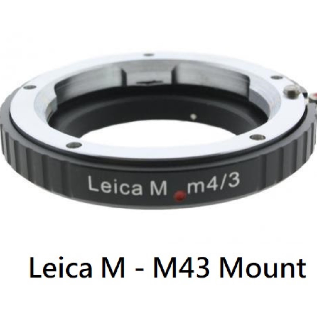Leica M Rangefinder Lens to Micro Four Thirds (MFT, M4/3) Mount
