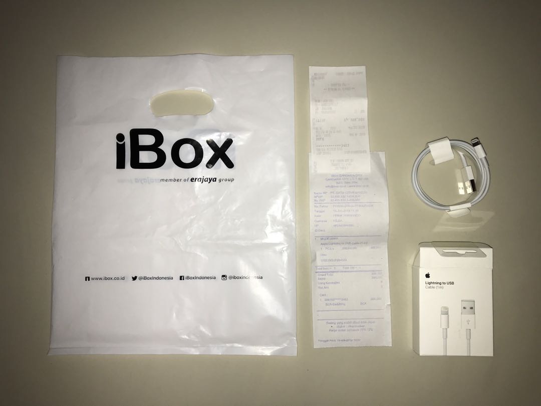 ORI iBox Apple Lightning to USB Cable 1 m FREE ONGKIR on Carousell