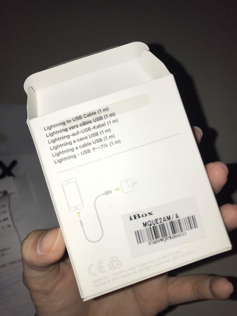 ORI iBox Apple Lightning to USB Cable 1 m FREE ONGKIR on Carousell