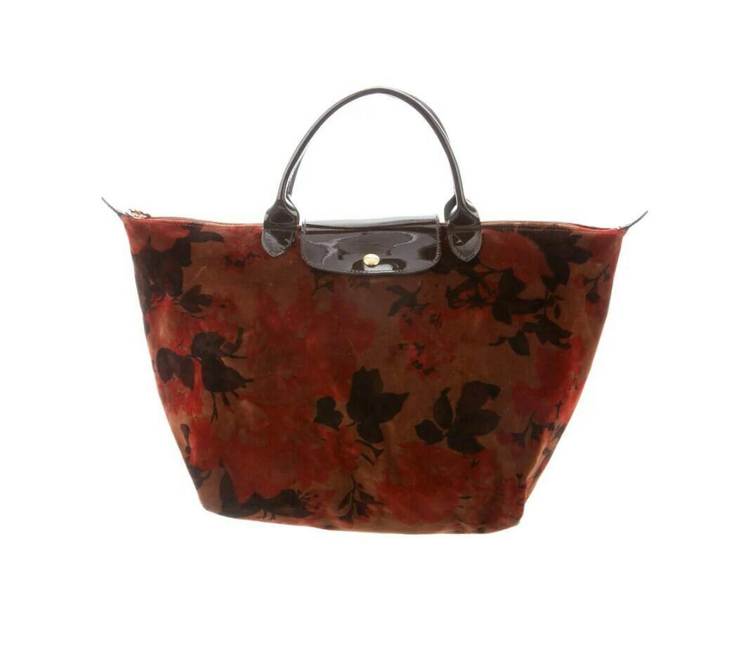 Longchamp velvet clearance bag