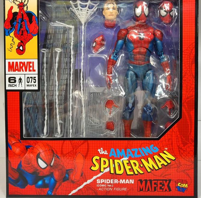 Medicom Toy Marvel 6 Inch 075 The Amazing Spider Man Mafex