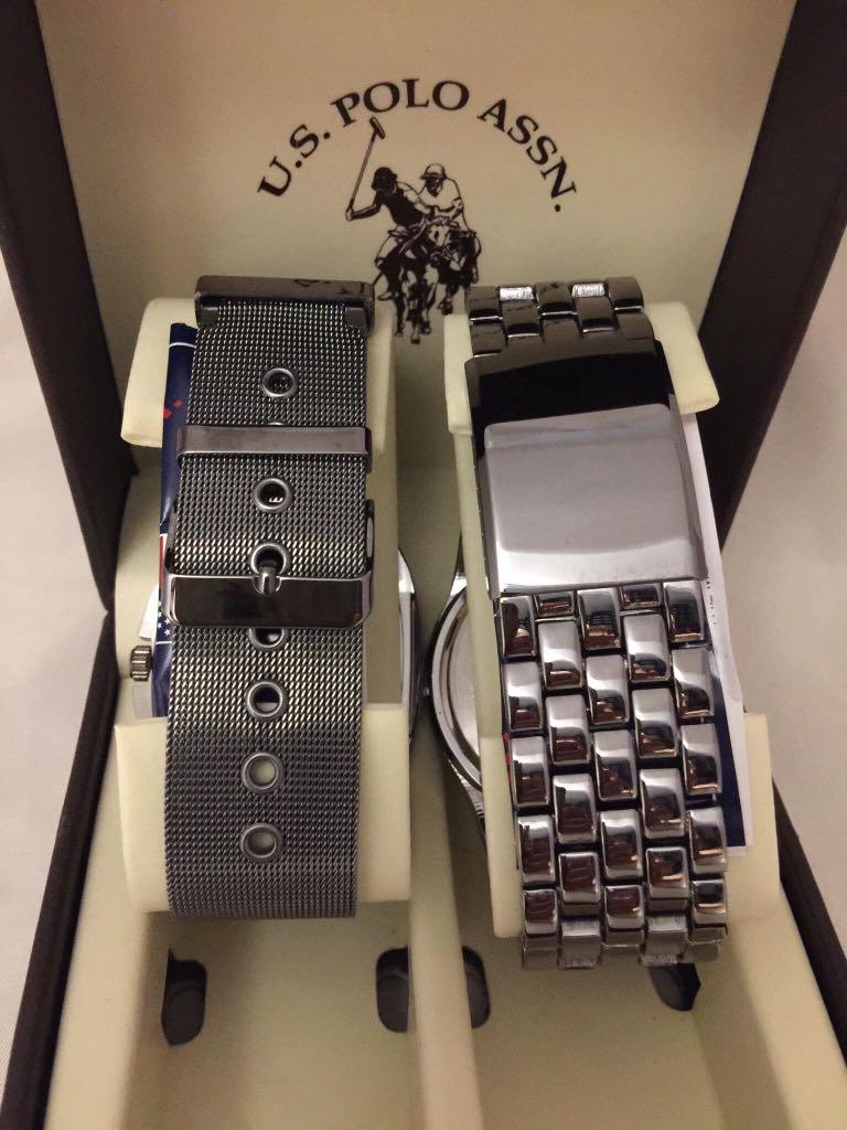 Uspa genuine sales diamond watch set