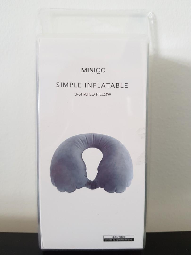 Inflatable neck cheap pillow miniso