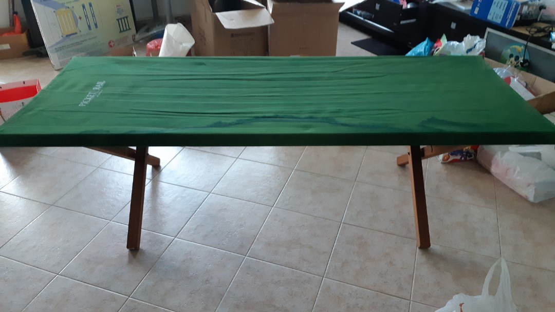 Folding canvas bed top
