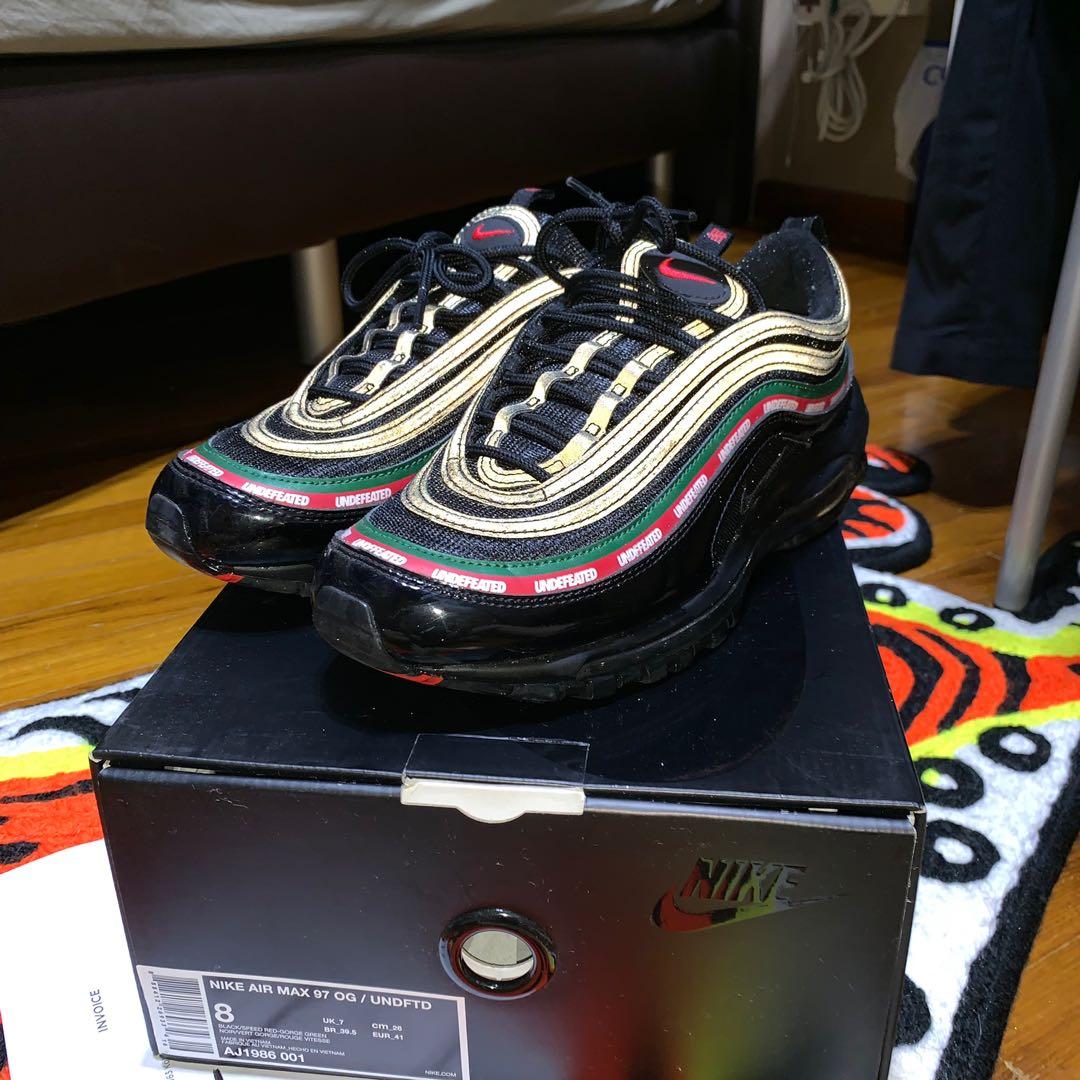 Air max deals 97 undefeated reflective
