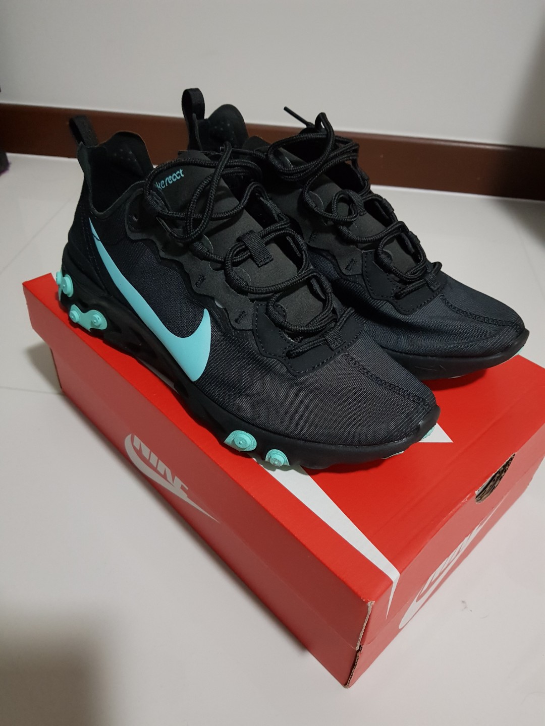 Nike React Element 55 US 8 Men s Fashion Footwear Sneakers on Carousell