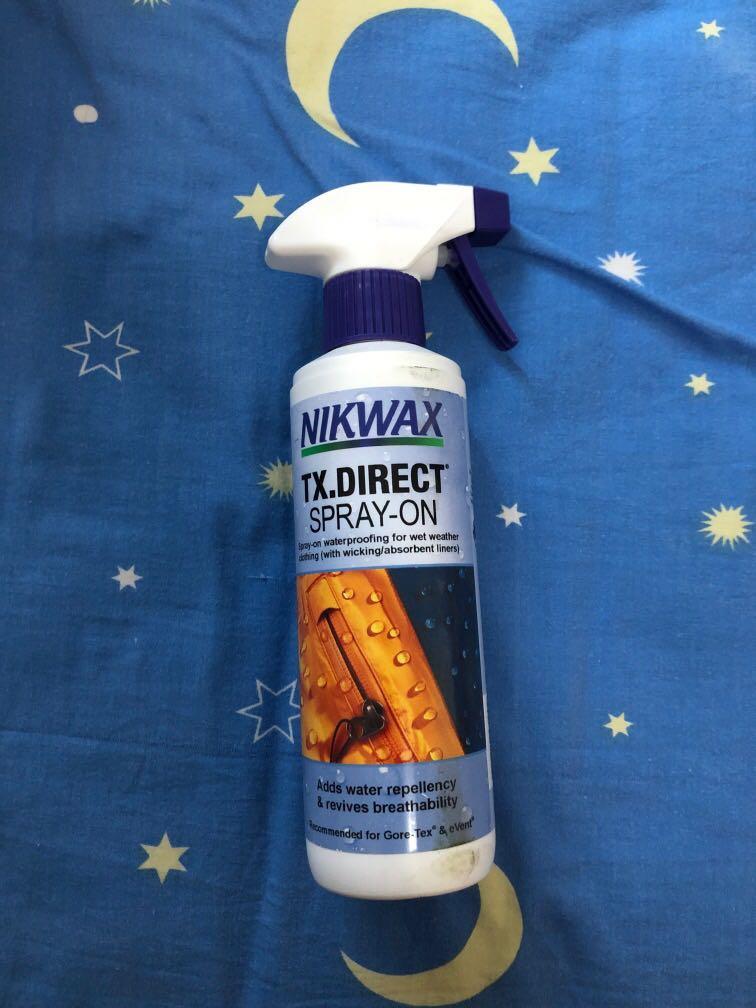Nikwax Tx Direct Spray On Travel Travel Essentials Outdoor Camping On Carousell