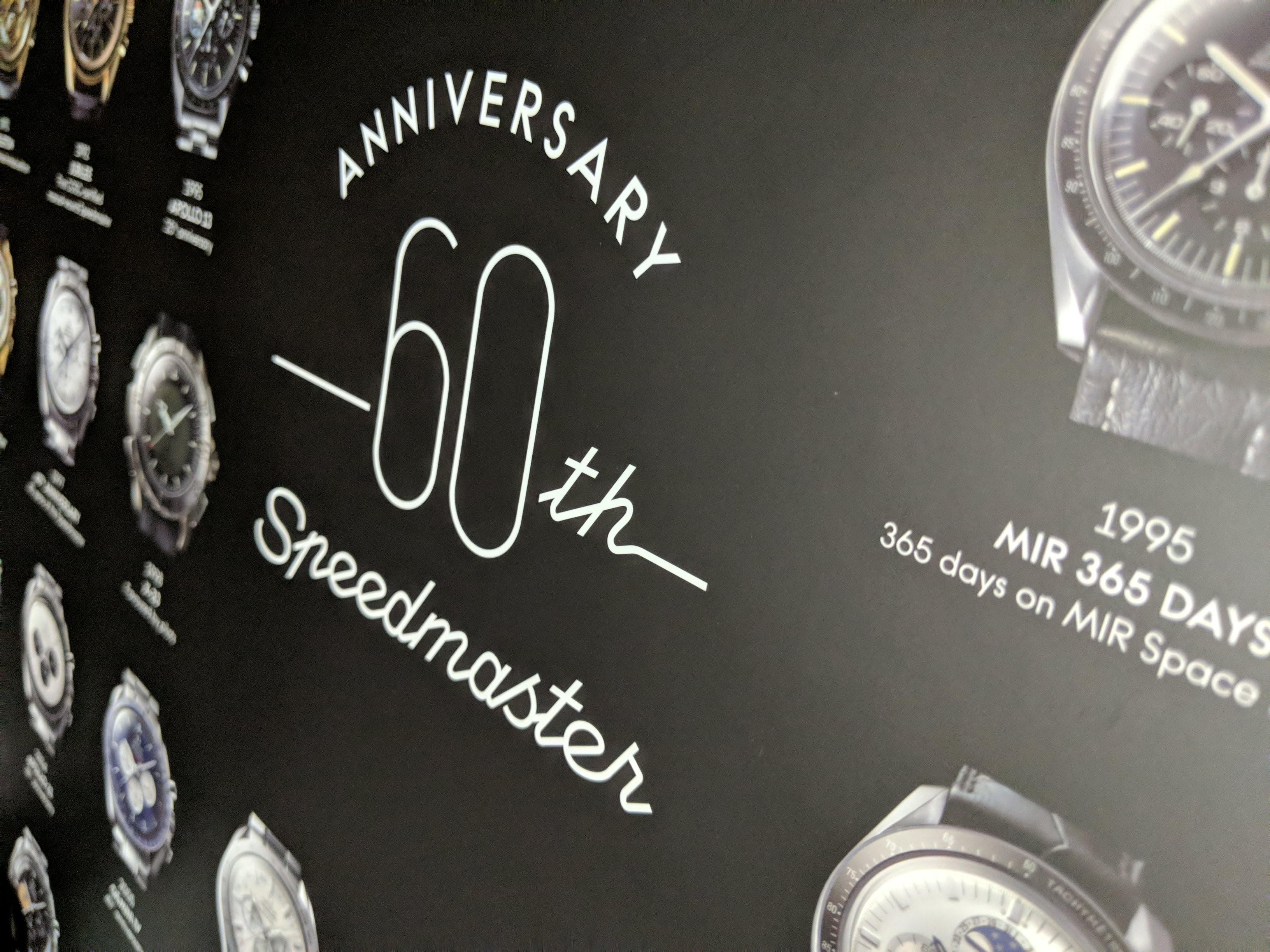 Omega speedmaster 60th anniversary poster top