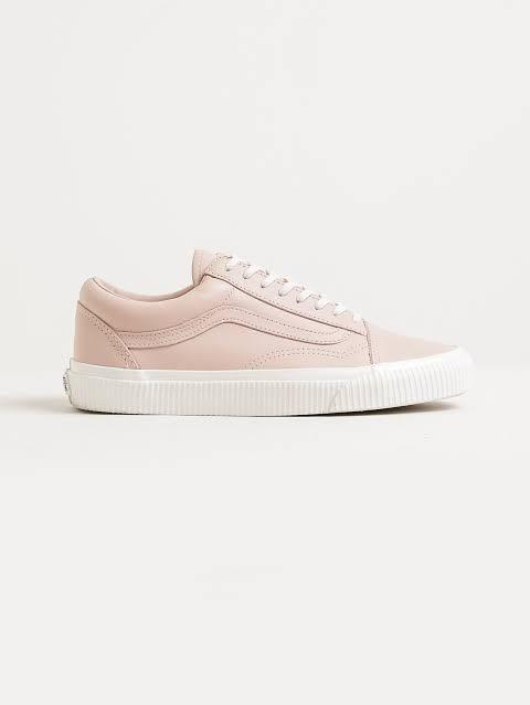 vans baby pink shoes