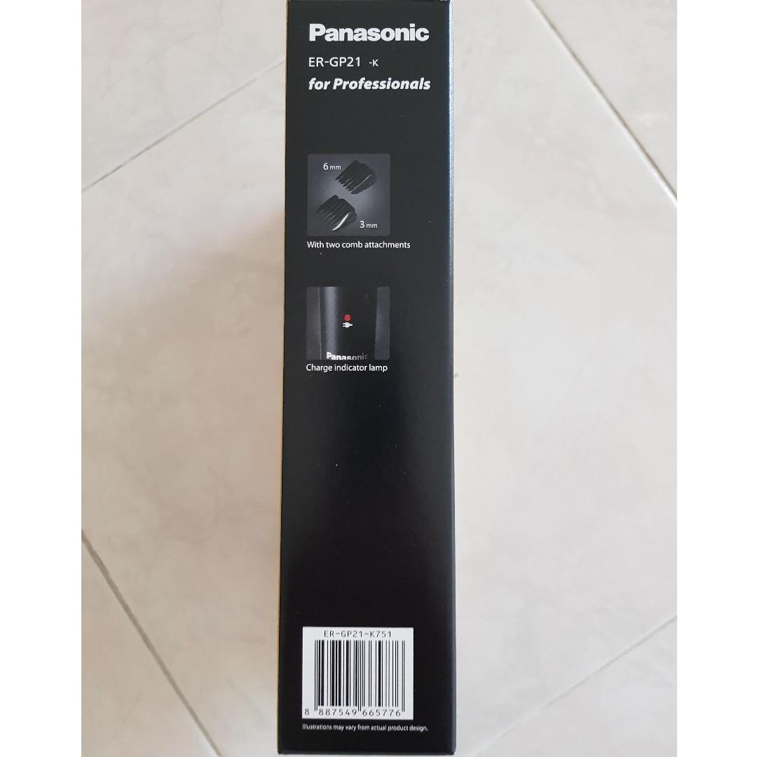 Panasonic ER-GP21 Professional Cordless Hair Clipper for Finishing and Detailed Trimming