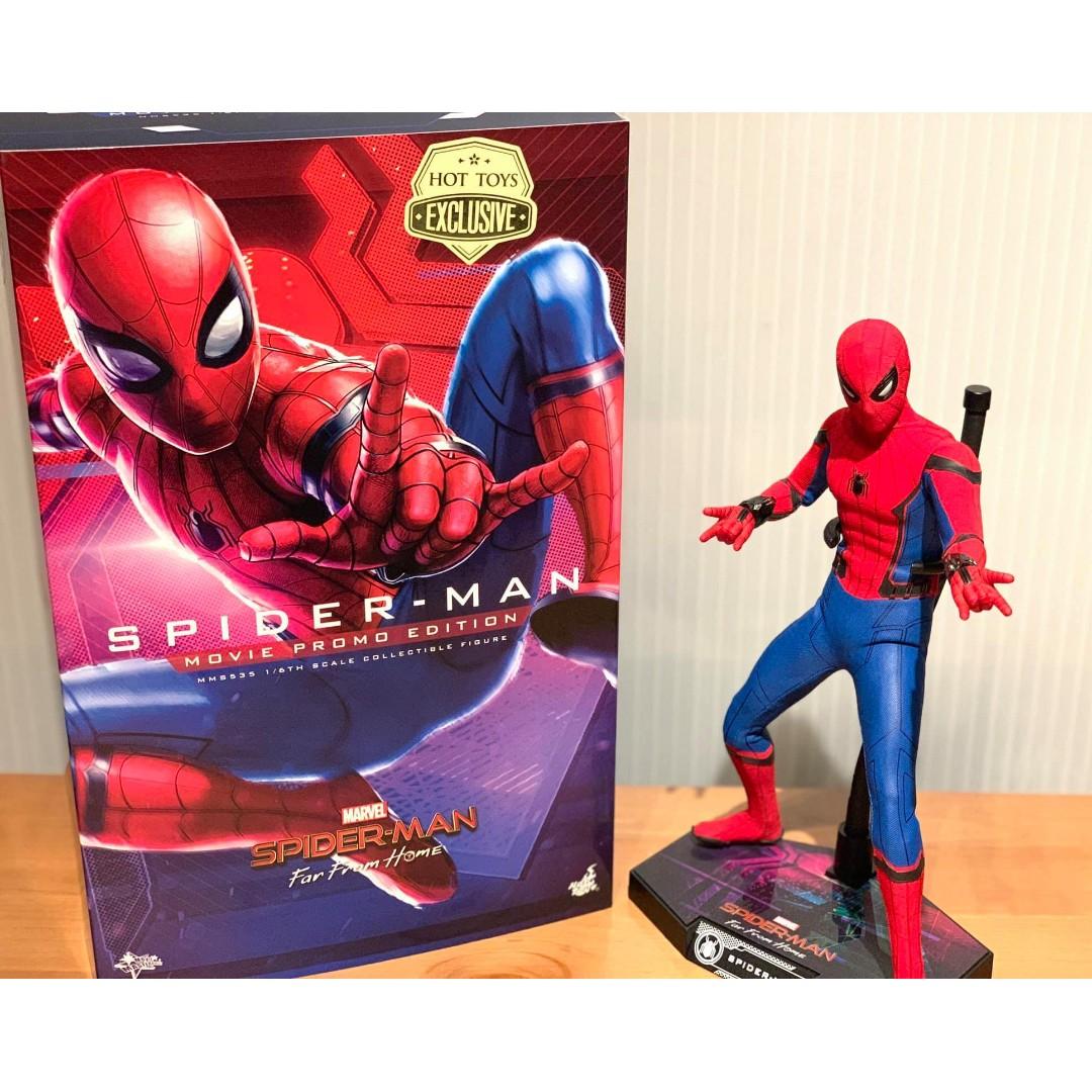 hot toys spider man far from home movie promo edition