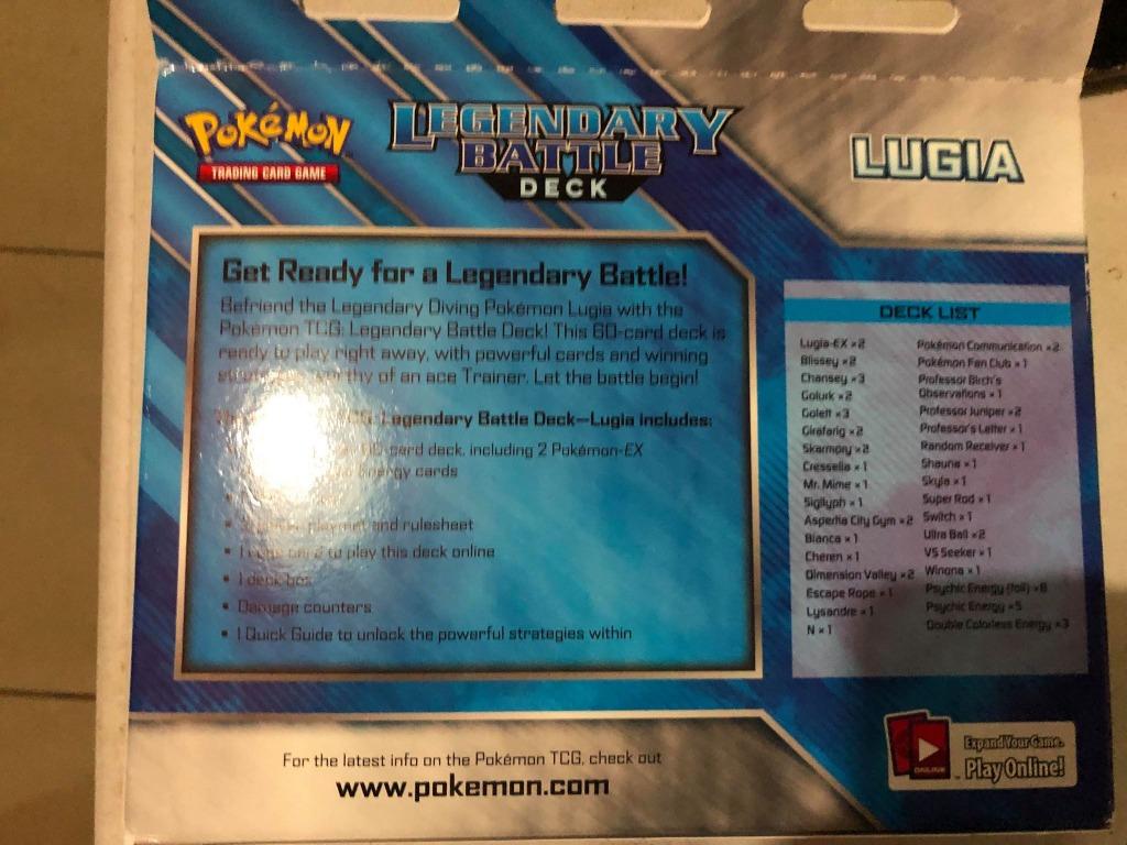 Pokemon TCG Legendary Battle Decks Bundle - Lugia & Ho-Oh Ready-to-Play 60-Card Decks, Includes 4 Pokemon-EX, Foil Energy, Playmat - View #3