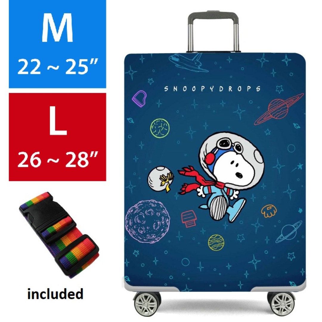 Ready Stock Luggage Cover Snoopy Size L Hobbies Toys