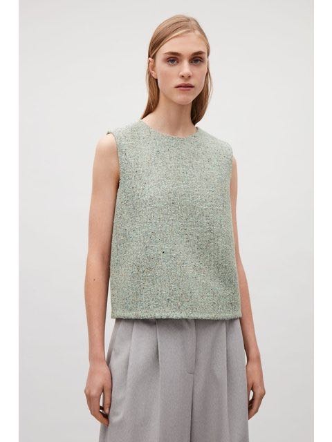 Cos BOXY WOOL VEST TOP #BOXY#Cos#WOOL