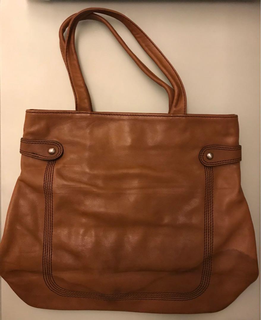 Saint Jack London Brown Leather Handbag goodbyeapril