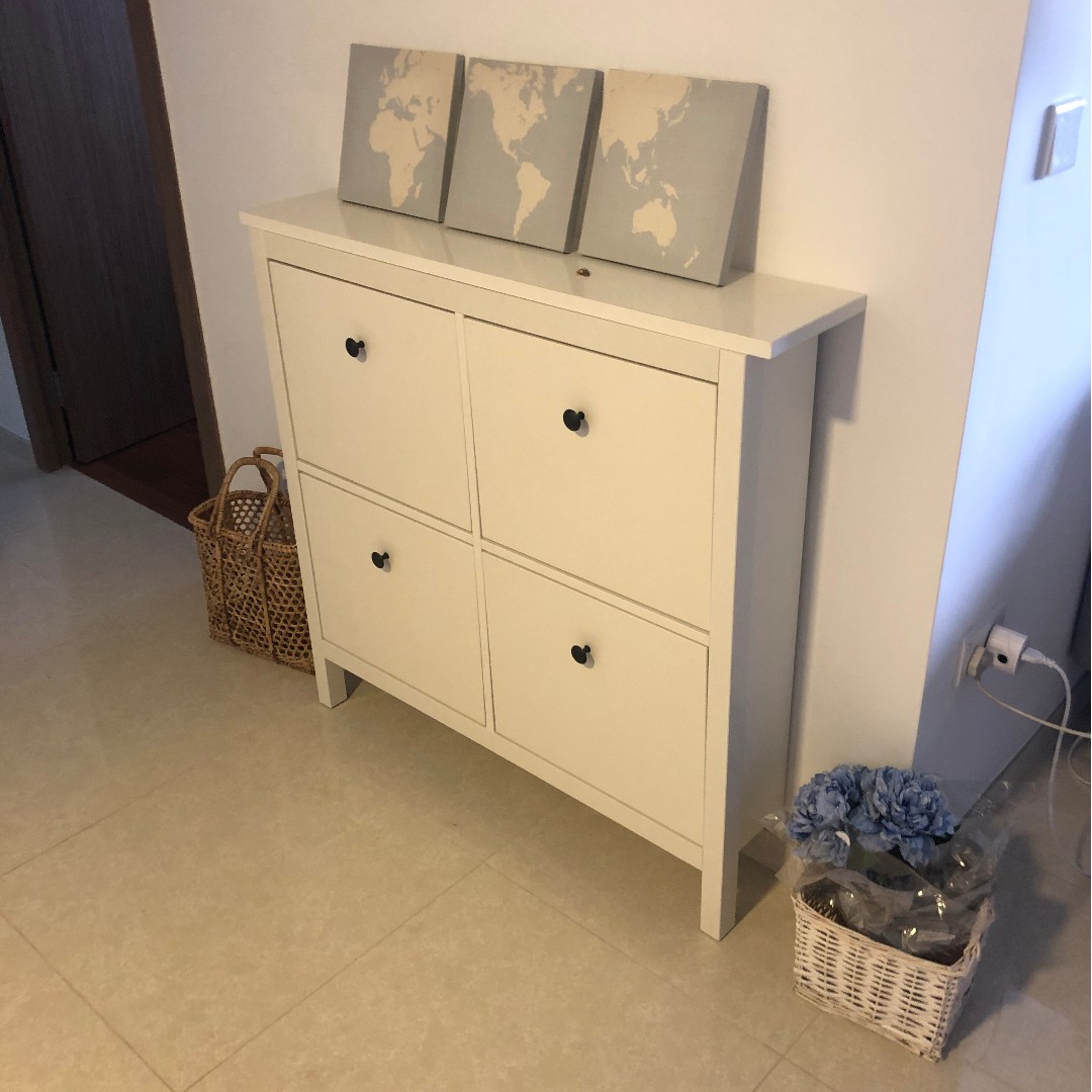 Shoe White Ikea, Furniture & Home Living, Furniture, Shelves