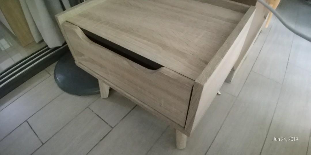 Side Table (Category: Tables & Sets) located in Singapore. Submitted by ahtik1973 (Listing ID 235580941, Image 3). Description: Condition 8/10 Measurement - 340mm(width), 430mm(length), 360mm (height). Self collect at Canberra Drive or meet up at Sun Plaza.