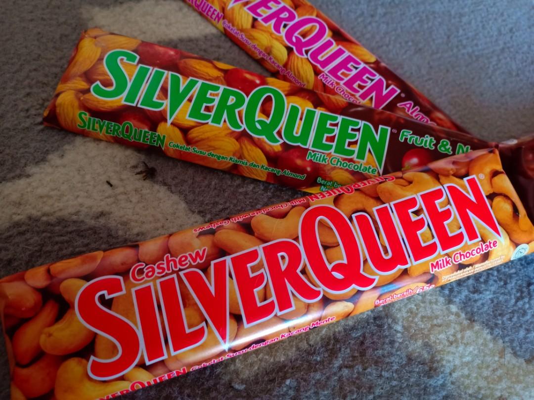 Silverqueen 65gr Makanan Minuman Snek Di Carousell Coklat susu mede silver queen cokelat silverqueen kacang almond 65 gr gram. silverqueen 65gr
