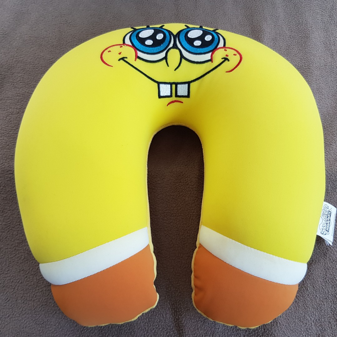 spongebob neck pillow