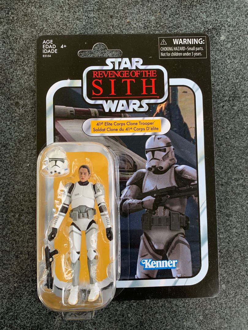 Star Wars 41st Elite Corps Clone Trooper 3.75” Action Figure New in Package